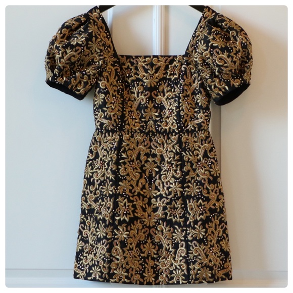 ALICE + OLIVIA Kristian Embellished Embroidered Dress - Picture 10 of 16